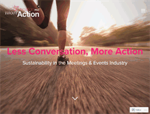 Tablet Screenshot of lessconversationmoreaction.com